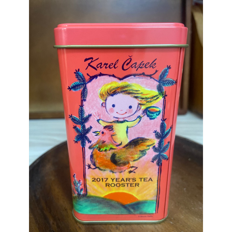 🐓【 山田詩子 空茶罐 】 ☀️ Rooster Karel capek 茶罐 茶葉罐 小物盒 空罐 鐵盒
