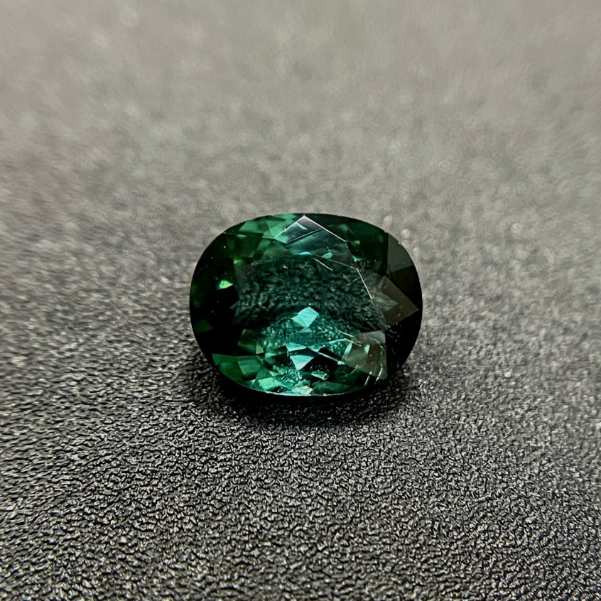 天然綠藍色碧璽(Tourmaline)裸石1.44ct [基隆克拉多色石]