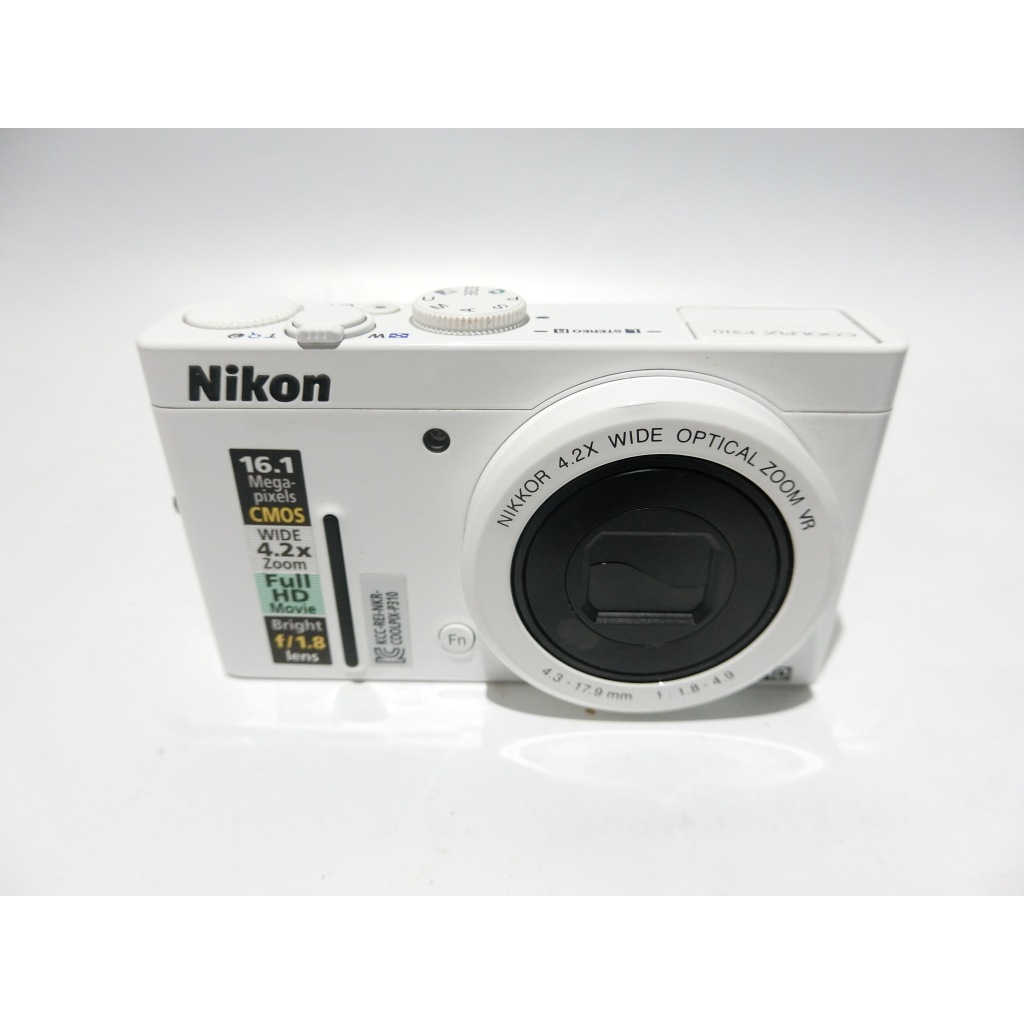 (h4)二手品 NIKON P310 數位相機 尼康相機 白色