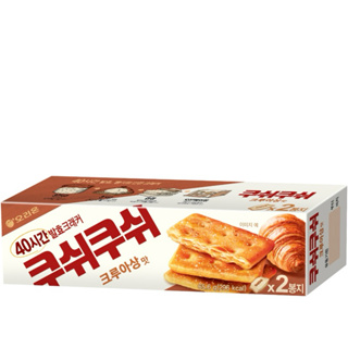 韓國Orion 好麗友 千層酥焦糖蘇打餅乾 牛角酥餅 可頌 焦糖口味65.6g 韓國零食