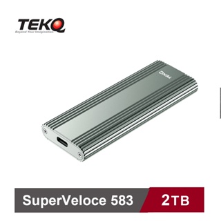 【TEKQ】583 SuperVeloce USB-C PCIe M.2 NVMe SSD 固態硬碟 夜幕綠-2TB