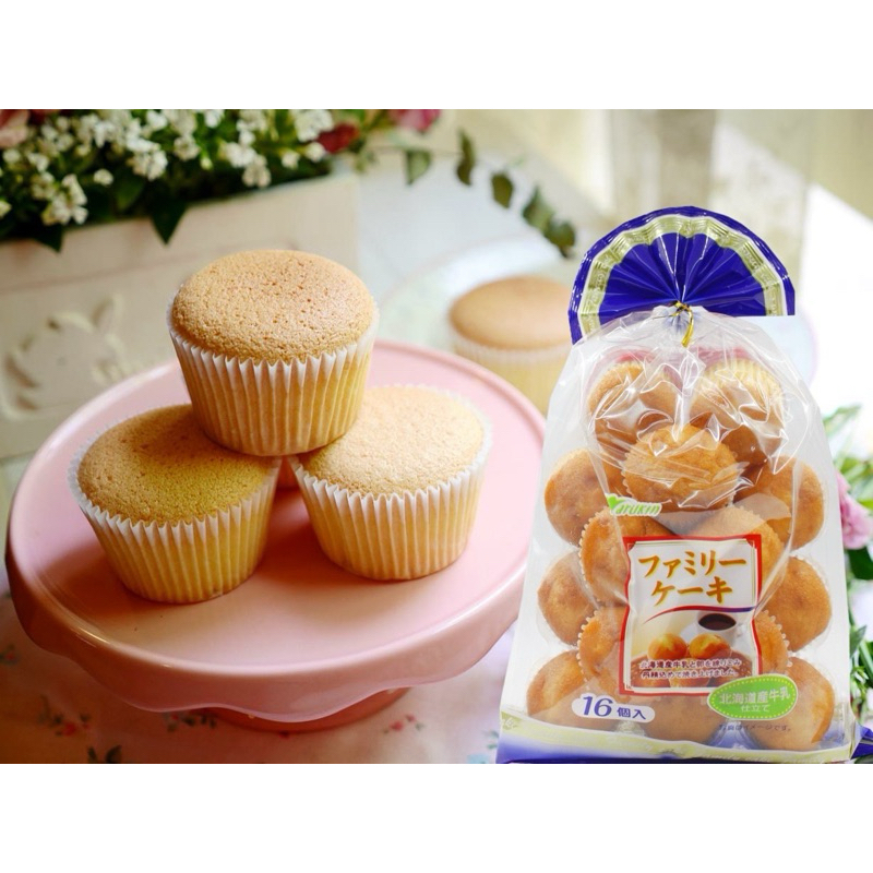 #日本零食# 【現貨】丸金 杯子蛋糕  小蛋糕  北海道牛奶蛋糕 288g【異國零嘴輕鬆Buy】
