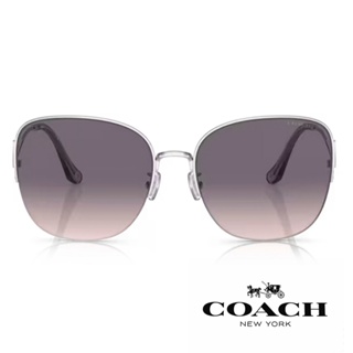COACH 太陽眼鏡 HC7152 900136 金屬圓框 - 金橘眼鏡