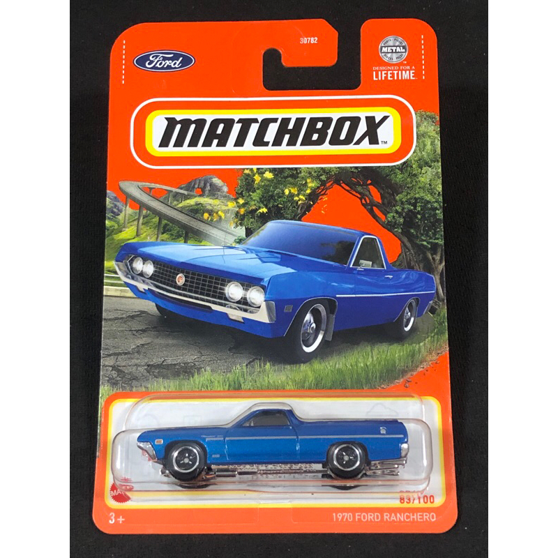 火柴盒 matchbox 小汽車 2024 1970 福特 ford ranchero 貨卡 普卡 吊卡