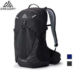 【GREGORY 美國】男 MIKO 25 多功能登山揹包 25L 電藍 光學黑 透氣健行包 單日包 GG145276