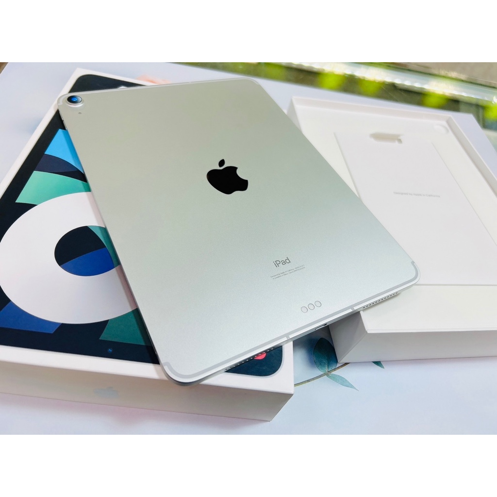 💜台北蘋果平板專賣店💜🏅️出清展示品🏅️🍎 Apple ipad Air4平板銀色🍎LTE版可插電話卡