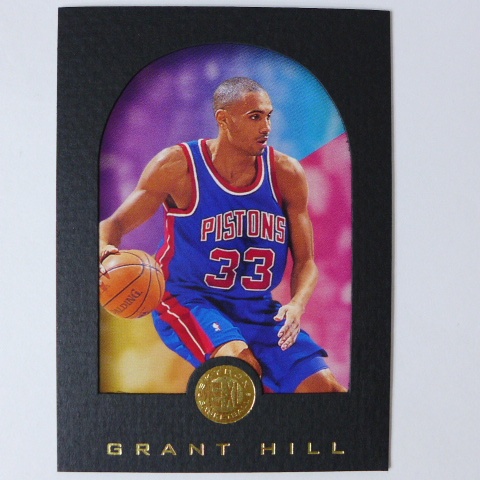 ~Grant Hill/格蘭特·希爾~名人堂/好好先生 1996年E-XL.NBA畫框天窗籃球卡