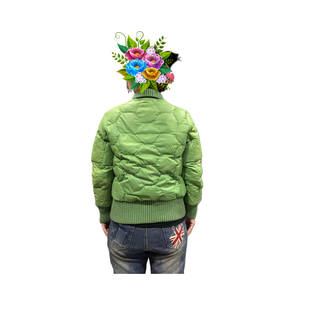 IBS 綠色雨絨外套