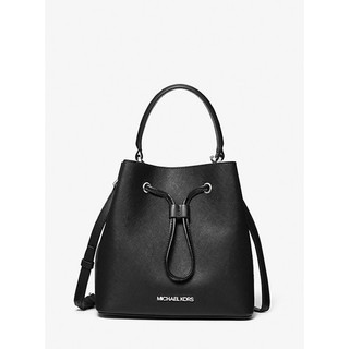 正品MK suri medium saffiano leather crossbody bag 黑色防刮水桶包 NG特賣
