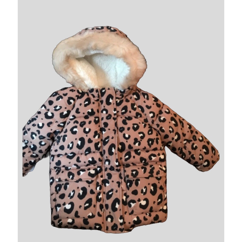 現貨 ❤️‍🔥 英國🇬🇧 GEORGE 豹紋印花 連帽防潑外套 防風外套 保暖外套