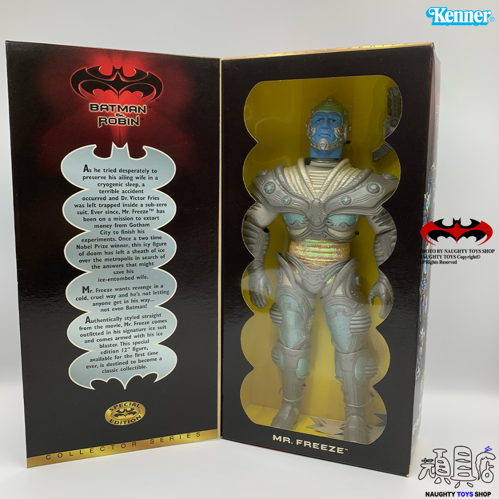 【頑具屋】絕版美品 1997年 KENNER 蝙蝠俠 BATMAN &amp; ROBIN 急凍人 MR FREEZE 12吋