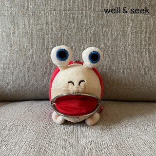 well＆seek唯研系【任天堂 PIKMIN】 皮克敏恰比零錢包/鑰匙圈/吊飾 1入