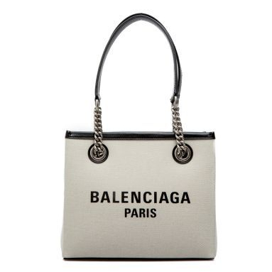 Balenciaga 759941 Duty Free S 小款帆布包購物袋 自然色