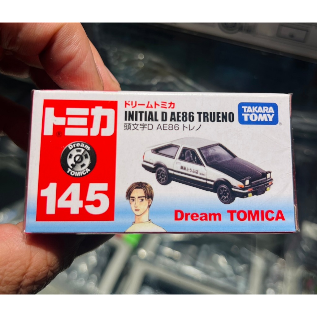 (小賈車庫) 1/64 Tomica 145號 頭文字D AE86 黑蓋