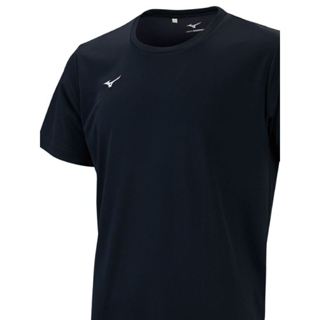 棒球世界全新Mizuno美津濃男款短袖T恤 32TAB11809黑色特價