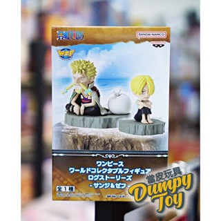 ☆DumpyToy☆ 現貨 日版 金證 景品 航海王 海賊王 WCF LOG STORIES 香吉士&哲普 公仔
