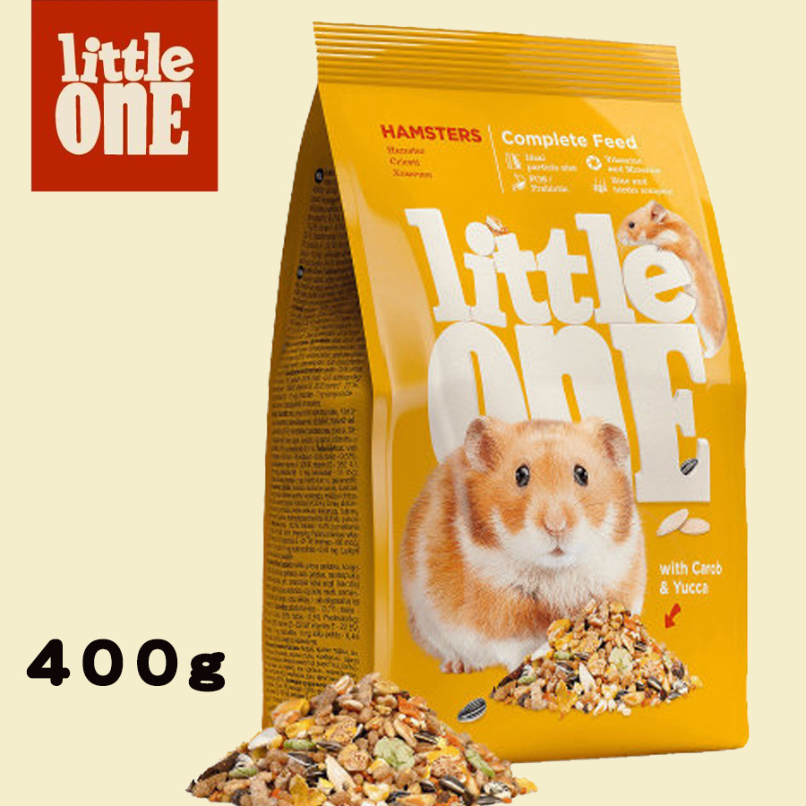 【1997🪐】Little One 營養完善小倉鼠飼料/400g 小動物飼料 寵物鼠飼料 倉鼠飼料 倉鼠主食 黃金鼠飼料