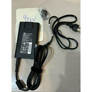 二手原廠 惠普HP 90W筆記型電腦充電源適配變壓器/大圓頭帶針/小圓頭帶針，筆電充電器/變壓器