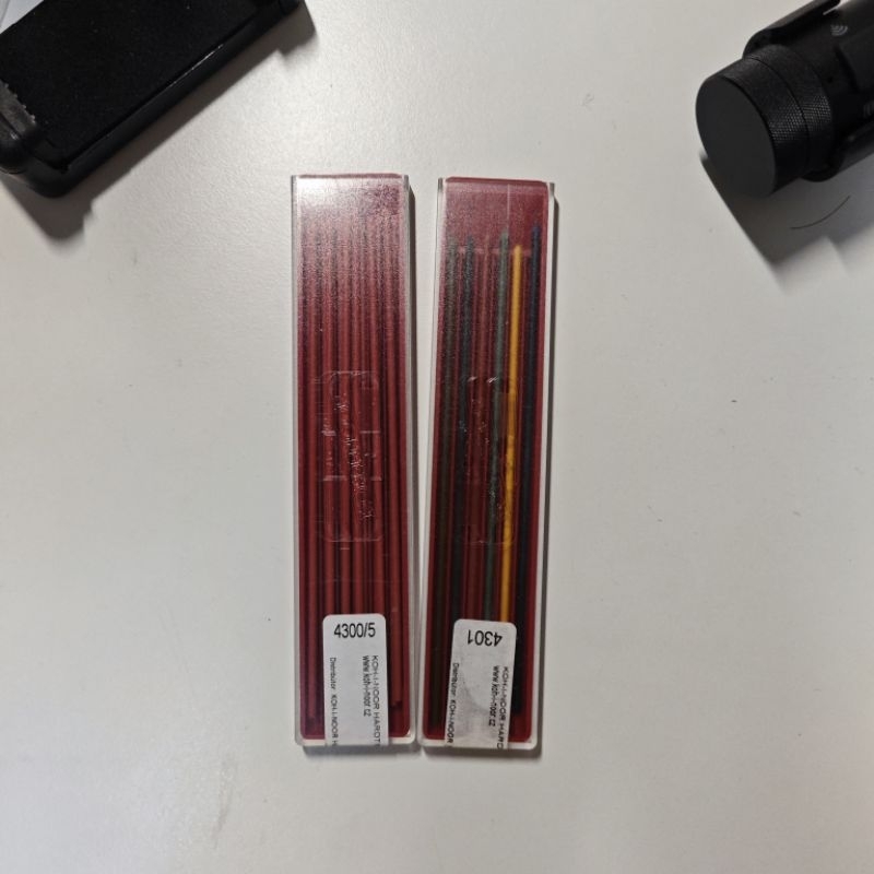 捷克 KOH I NOOR 2.0mm 筆芯 工程筆專用 彩色 工程筆芯 工程筆蕊 混色 紅色 4301 4300/5