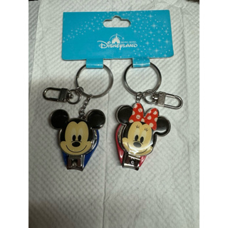 Disney 迪士尼 香港迪士尼 米奇&米妮 指甲剪 鑰匙圈吊飾 一組2入 現貨