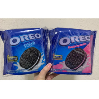 OREO 奧利奧 草莓口味 原味 夾心餅乾 擬真收納包 盥洗包