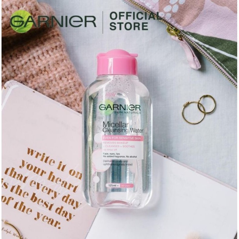 Garnier micellar cleansing water pink blue 125  ml