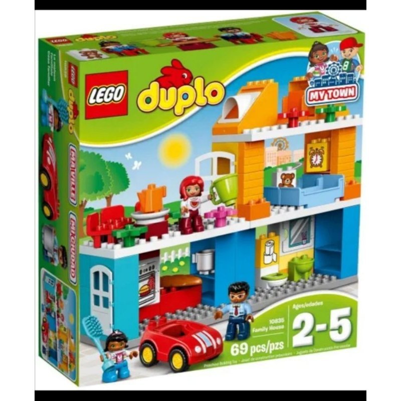 二手 LEGO 10835 積木玩具/2017年 得寶Duplo系列/溫馨家庭-1000元