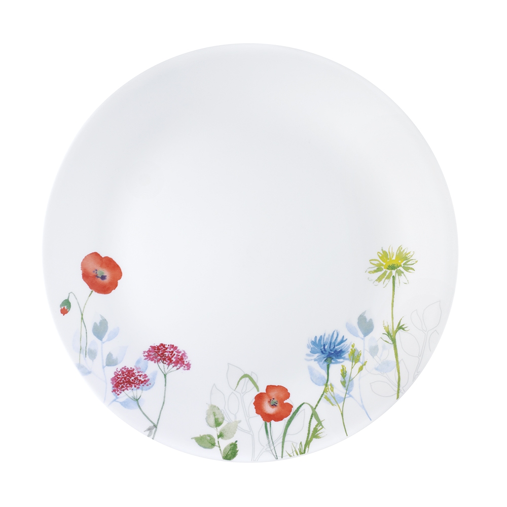 【康寧 Corelle】 花漾彩繪10吋平盤