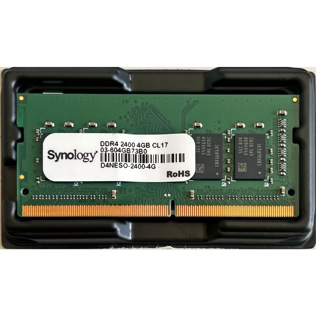 【小宇二手3C】Synology 群暉 原廠記憶體 D4NESO-2400-4GB 升級拆下便宜賣