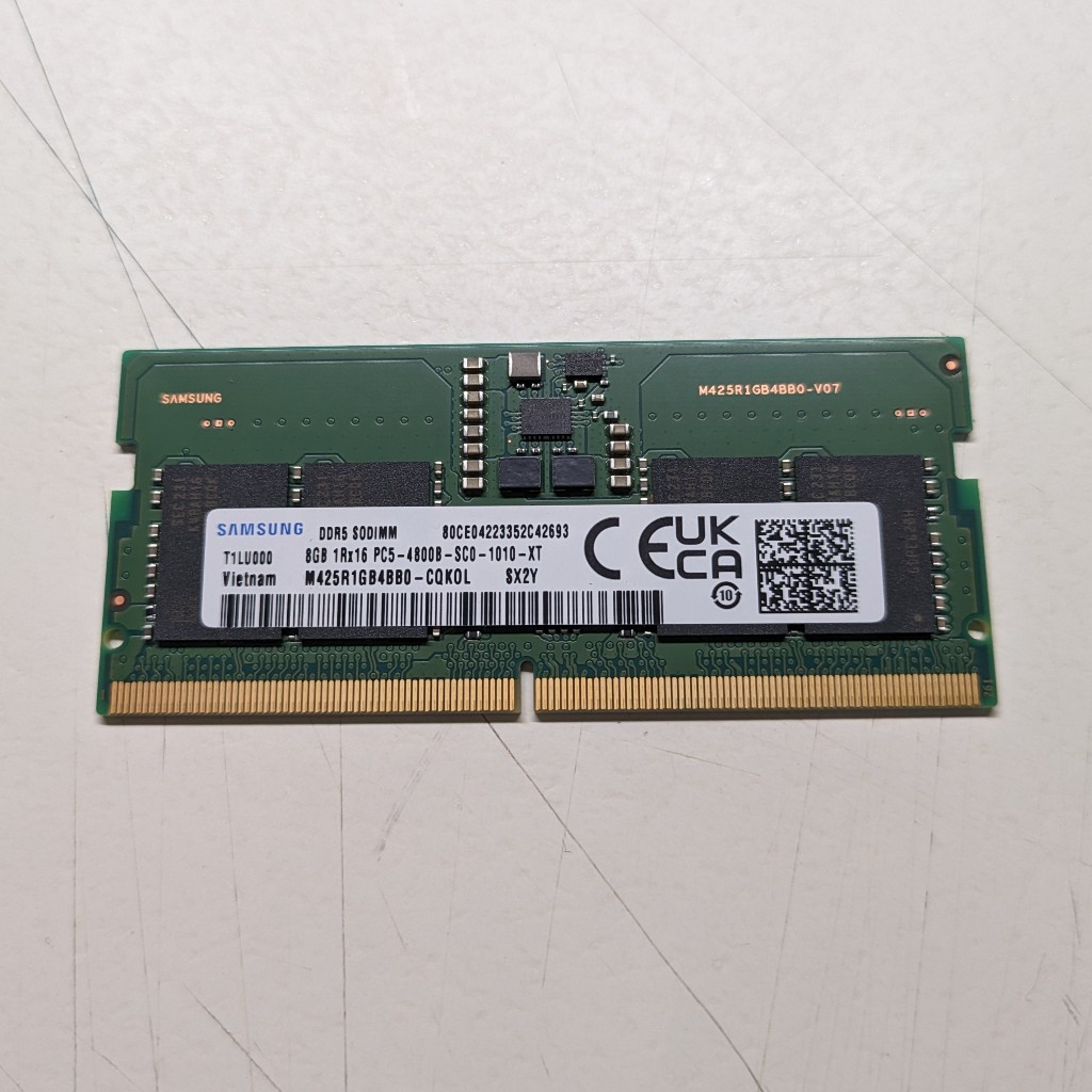 三星 DDR5 4800 8G 筆電記憶體