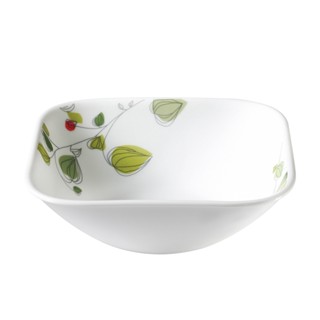 【美國康寧 CORELLE】 綠野微風 23oz方形中碗