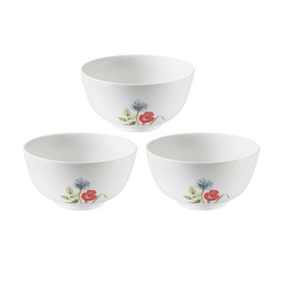 【美國康寧 CORELLE】 花漾彩繪3件式中式飯碗組