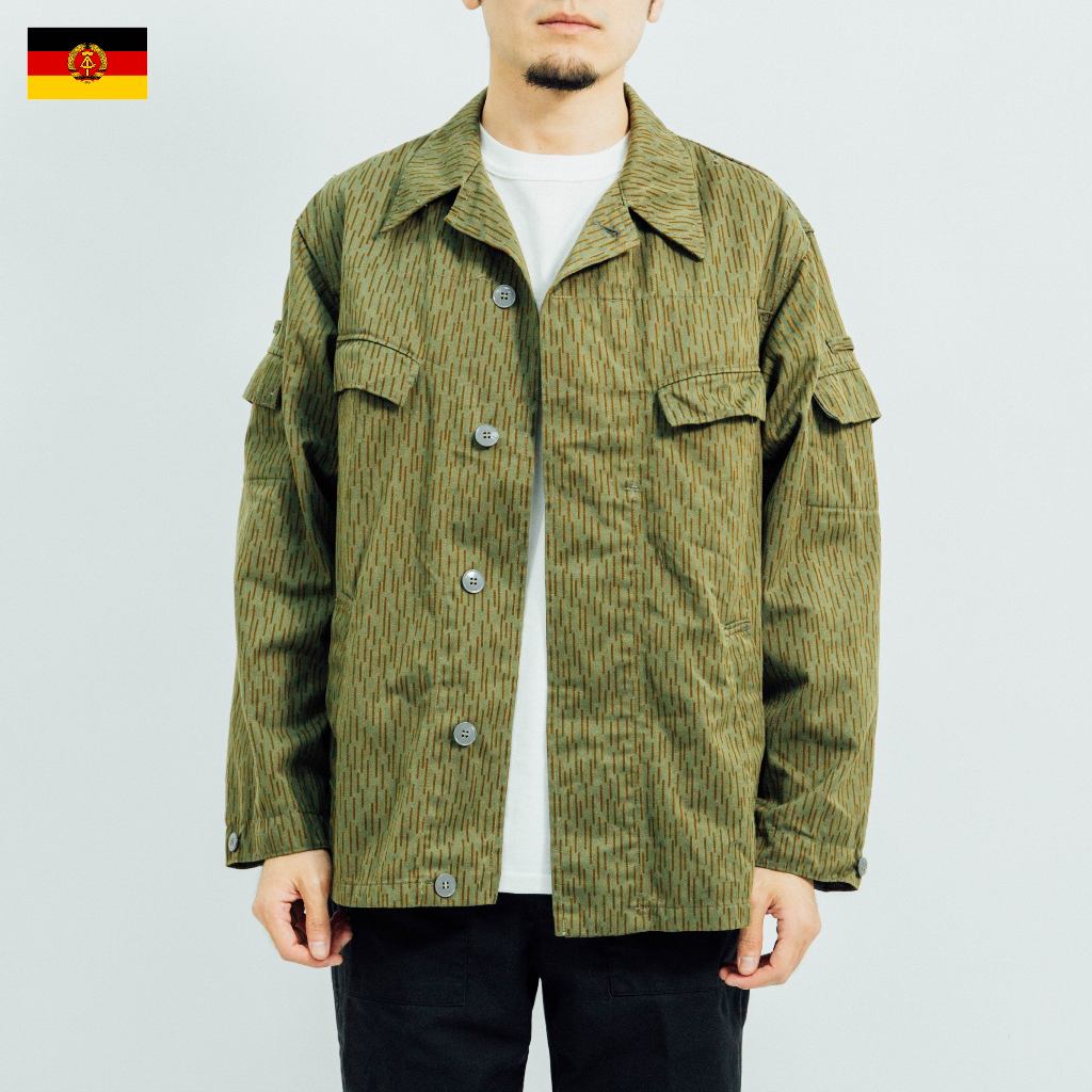 德軍公發NVA 雨滴迷彩夾克 東德 雨點 外套 East German Army Jacket