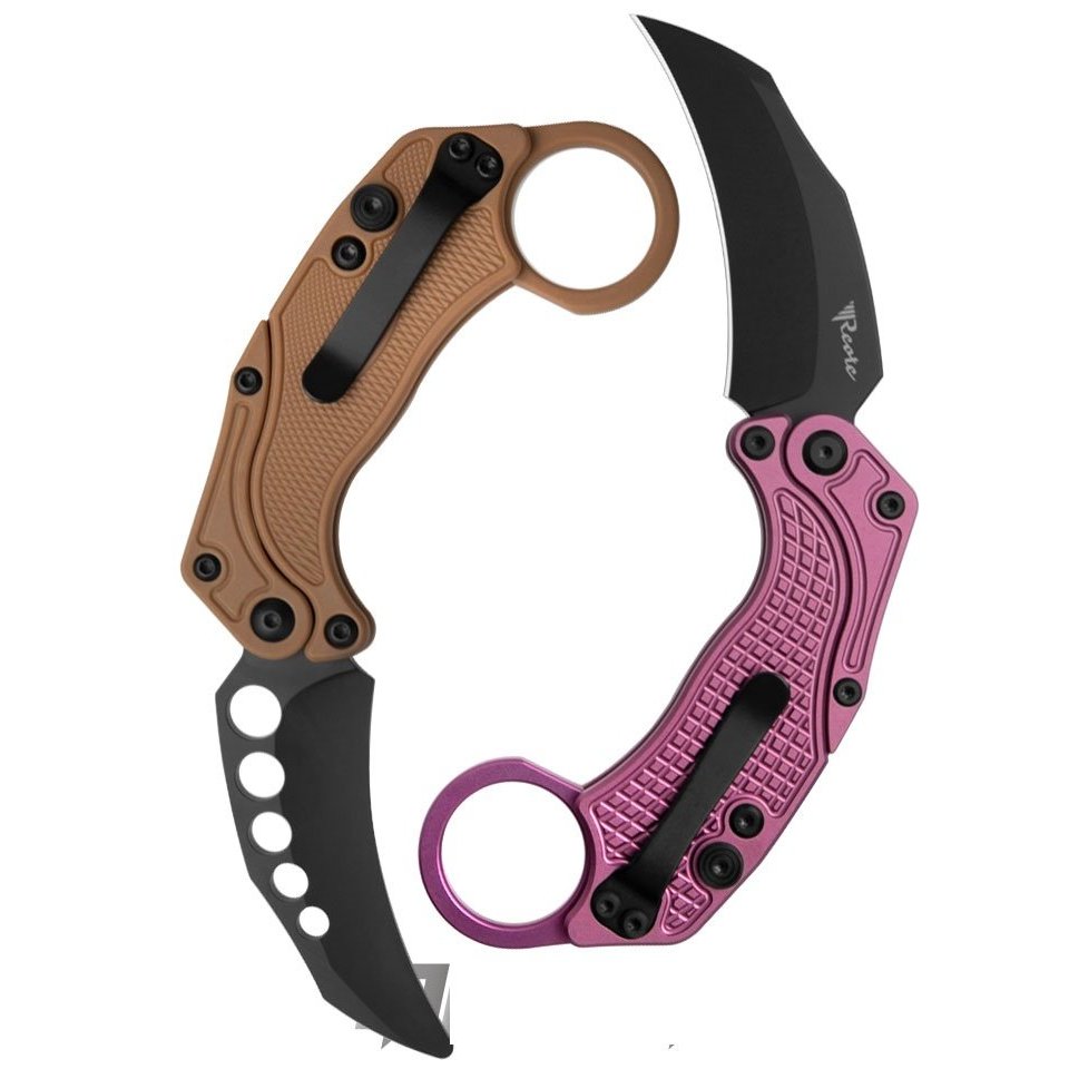 【angel 精品館 】Reate X Exoskeleton EXO-K Karambit 重力刀系統+練習刃 折刀組