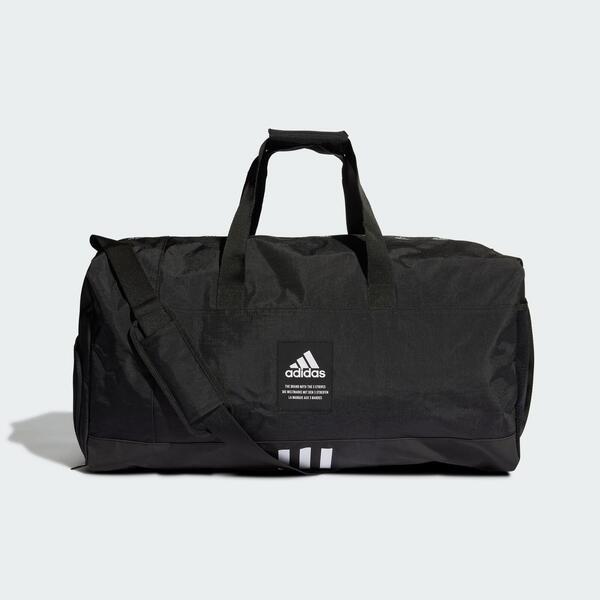 Adidas 旅行背袋 健身包  旅行袋 4athlts Duf 運動 訓練 休閒 斜背 肩背 手提 黑  HB1315
