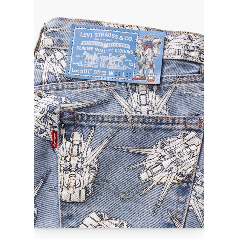 超帥的來了  #levis x #機動戰士 #鋼彈  501 直筒牛仔褲 慢了就沒了🔥  尺寸 28-36