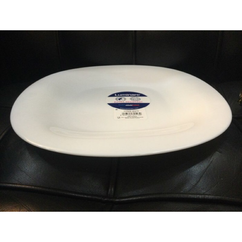 特價品 Luminarc 樂美雅 強化玻璃 餐盤 瓷盤 大淺盤 可微波 可電鍋 可洗碗機 可疊 超薄輕巧27cm 可自取