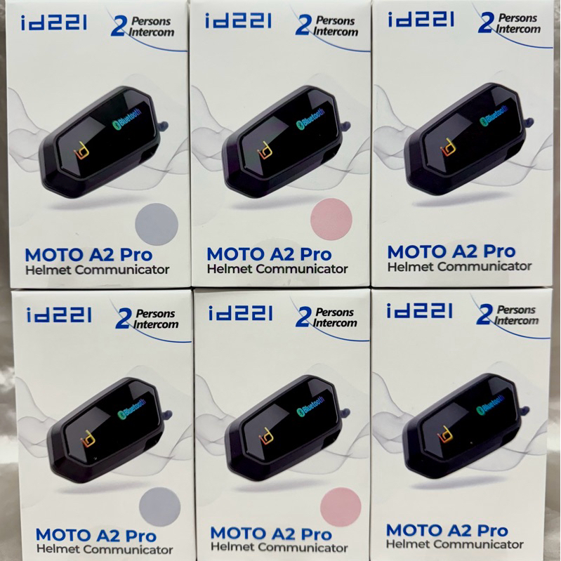 現貨！Moto A2 Pro 黑 粉 藍 紫 四色 安全帽藍芽耳機 藍芽耳機 安全帽 id221