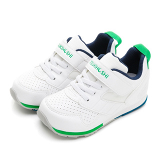 日本月星moonstar 新品】TUKIHOSHI系列-運動鞋童鞋-白綠