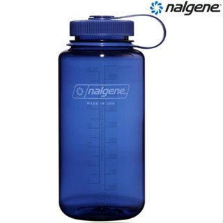 Nalgene 1000cc 寬嘴水壺/運動水瓶/寬口瓶 Tritan Sustain 美國製 2020-5532 丹寧