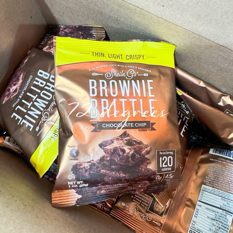 ✈️72_degrees 美國 Shelia G’s Brownie Brittle 布朗尼脆片 巧克力餅乾 隨行包