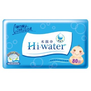康乃馨 Hi-Water 水濕巾80片x24包/組 濕紙巾