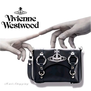 少量現貨/日版Vivienne Westwood/哥德龐克皮革-肩/斜背包