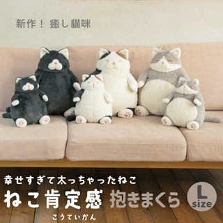 現貨🌸日本空運》新品 療癒貓咪抱枕 娃娃 三花貓 抱枕 絨毛娃娃 布娃娃 玩偶 枕頭 靠墊 靠腰 午睡枕 貓咪 奈島選物