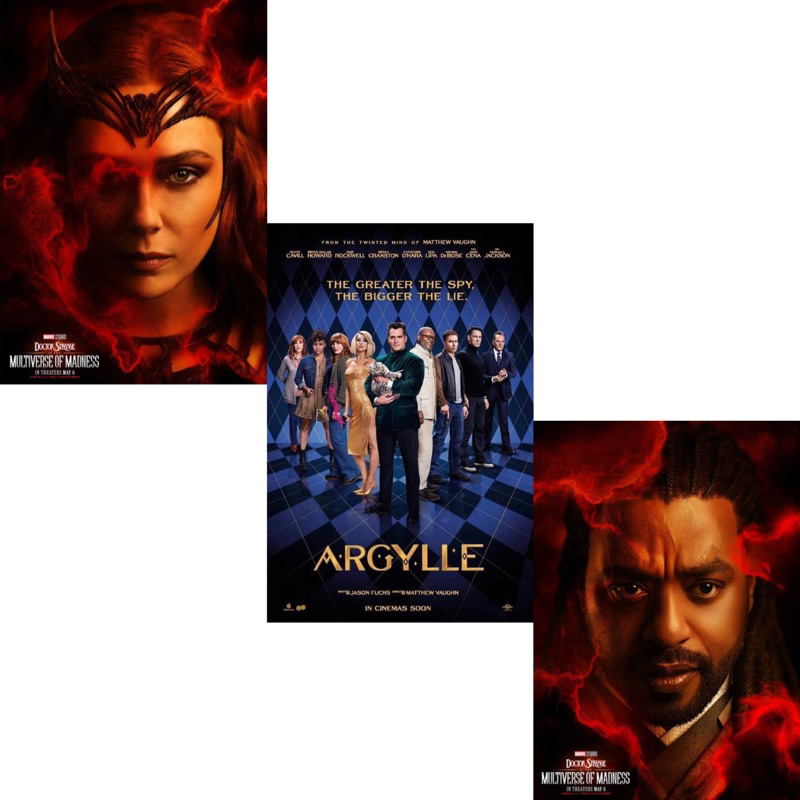 快速出貨 機密特務：阿蓋爾 原版海報 奇異博士 失控多重宇宙 緋紅女巫 卡爾 •莫度 marvel  限量 電影 海報