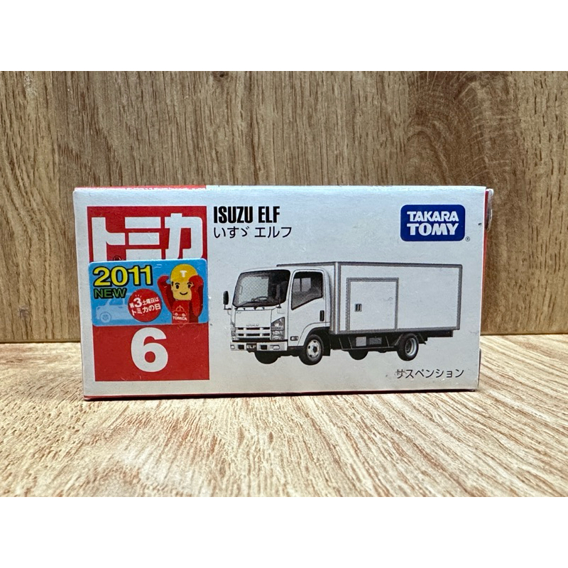 Tomica 6 ISUZU ELF 貨車 新車貼