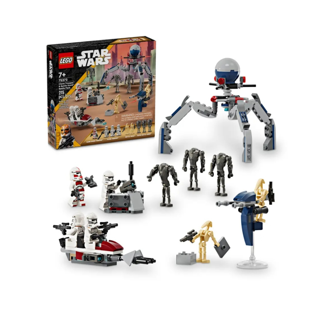 【小人物大世界】LEGO 75372 樂高 克隆人士兵與戰鬥機器人