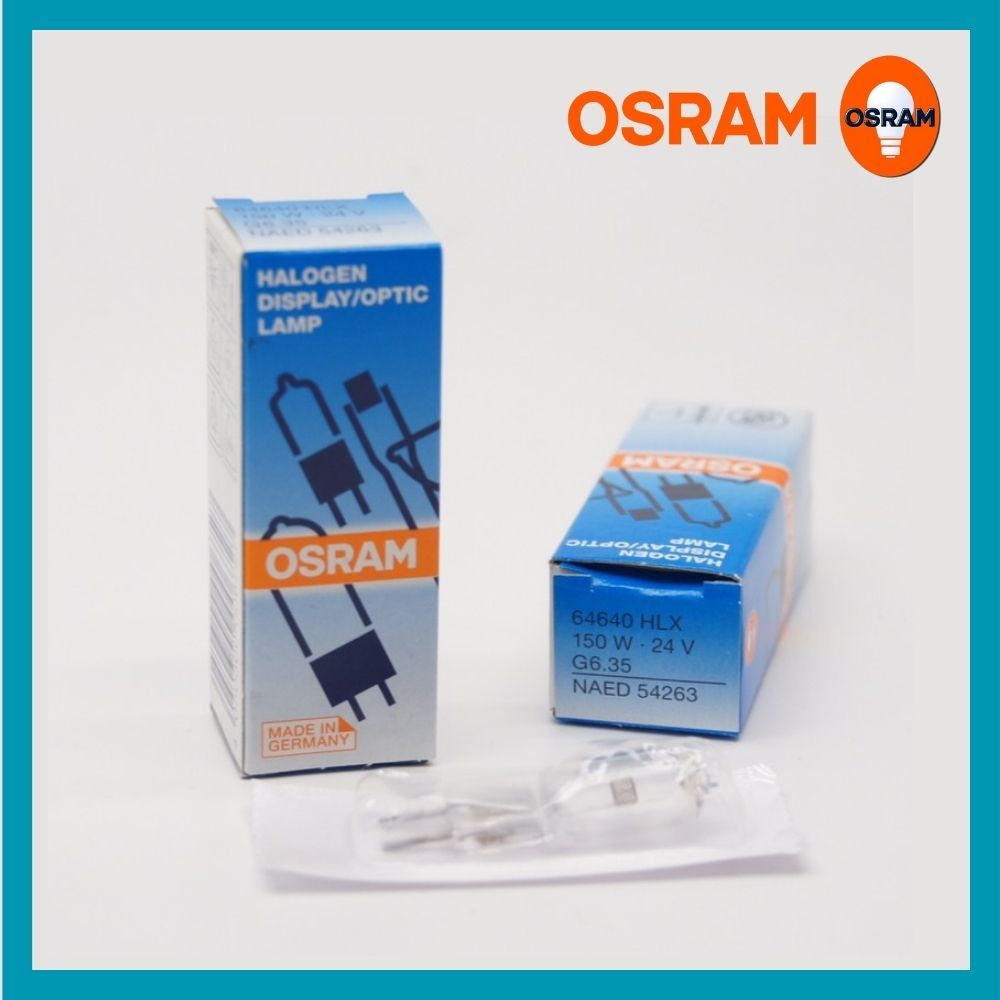 🇩🇪德國製🇩🇪 OSRAM 歐司朗 150W 24V 64640 G6.35 顯微鏡 放大鏡 特殊儀器豆燈 鹵素 豆泡