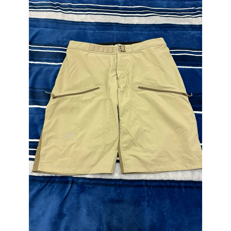 始祖鳥 Arcteryx Psiphon FL Shorts 排汗短褲 男款 灰綠色