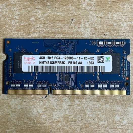 筆電記憶體 海力士 SK HYNIX DDR3L 4GB 1Rx8 PC3-12800S